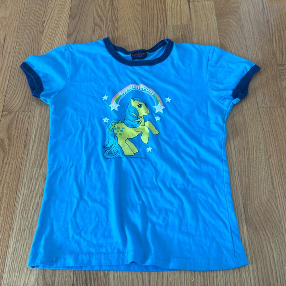 Vintage My little Pony Small Blue Top.